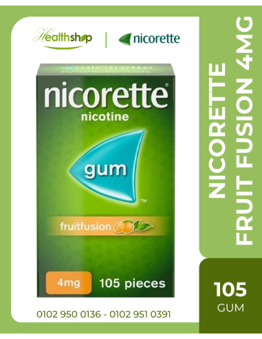 Nicorette Fruit Fusion - 4mg /105 gum