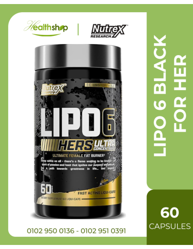 Lipo 6 Black for her - 60 Capsules