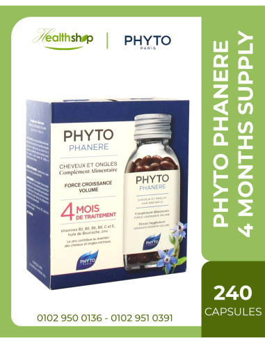 Phyto - Phytophanere Hair and Nails 4 Months Treatment - 240 Capsules