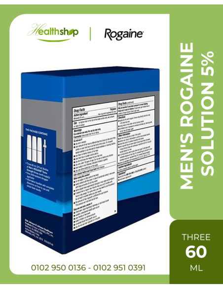 روجين للرجال محلول 3 عبوات 60 مل لكل عبوة