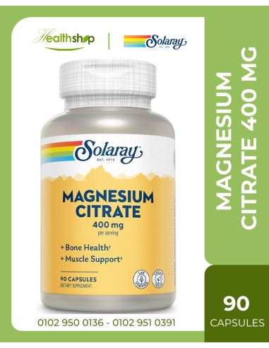 Magnesium Citrate 400mg -  90 Capsules