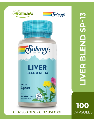 Solaray Liver Blend SP-13 - 100 VegCaps | Solaray | Liver Support  |