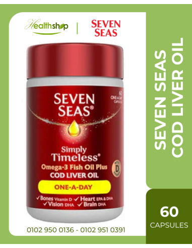 Seven Seas Cod Liver Oil One-a-Day - 60 Capsules