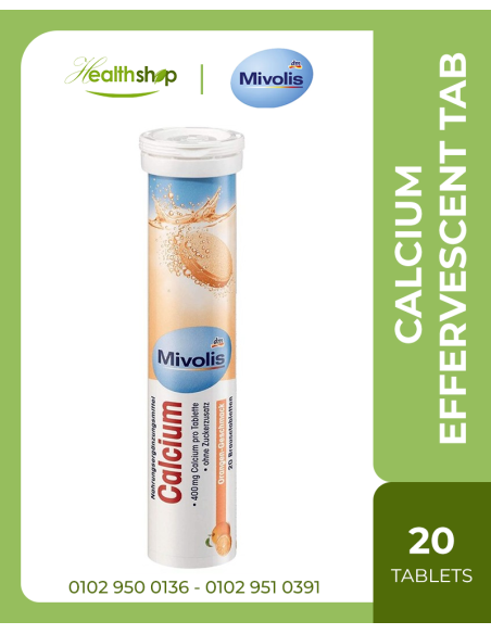 اقراص الكالسيوم الفوارة من ميفوليس - 20 قرص
