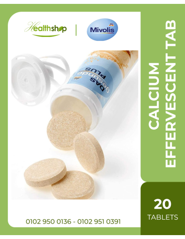 اقراص الكالسيوم الفوارة من ميفوليس - 20 قرص