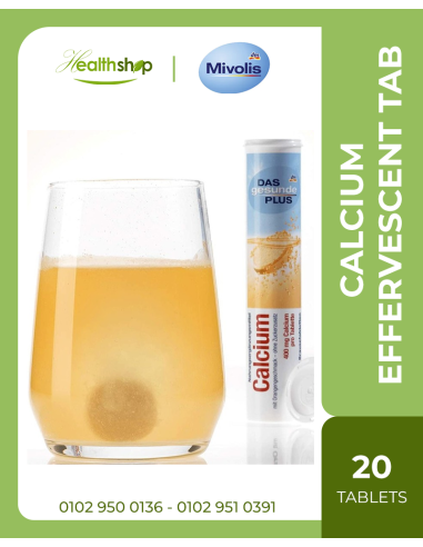 اقراص الكالسيوم الفوارة من ميفوليس - 20 قرص