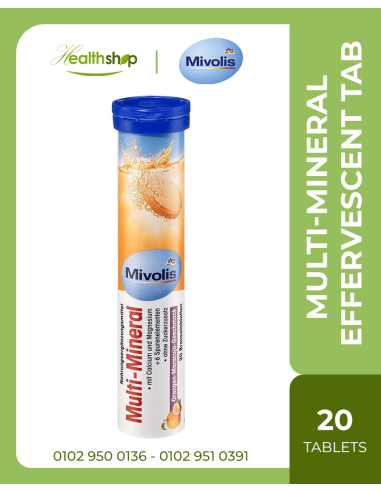 Mivolis multi-mineral effervescent tablets 20 cps | Mivolis | Minerals  |