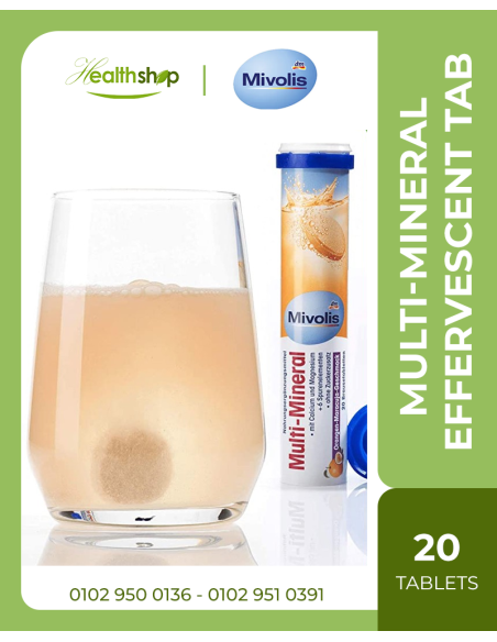 Mivolis multi-mineral effervescent tablets 20 cps ( Best Before 3/2027 )