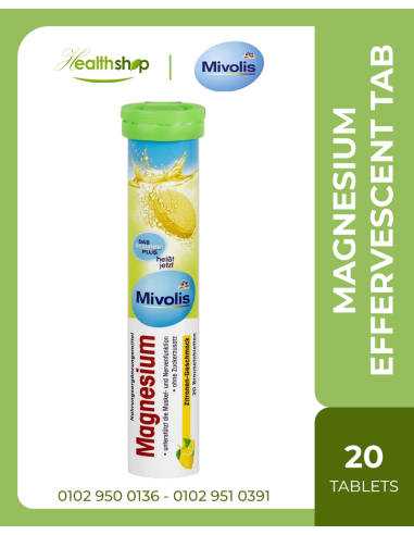 Mivolis Magnesium effervescent - 20 Tablets | Mivolis | Magnesium  |