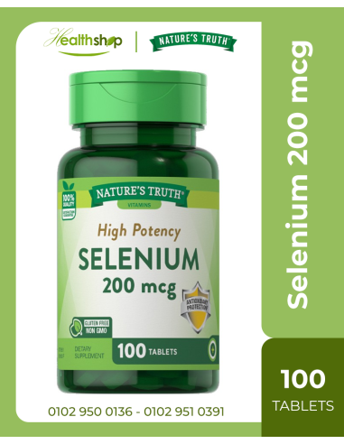 Selenium 200 mcg - 100 Tablets |  | Minerals  |