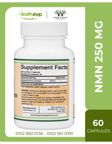 NMN ( Nicotinamide Mononucleotide ) 250 mg - 60...