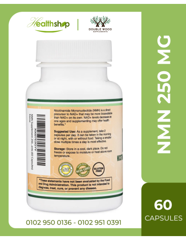 NMN ( Nicotinamide Mononucleotide ) 250 mg - 60...