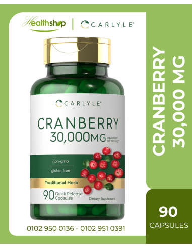 Cranberry Supplement 30,000mg - 90 Capsules