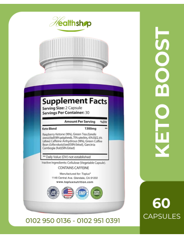 Keto Boost - Diet Pills Ketosis Supplement - 60...