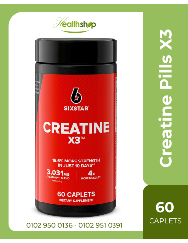 Six Star Creatine Pills X3 - 60 Caplets