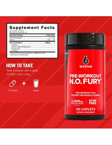 Six Star Pre-Workout Nitric Oxide Supplements,...