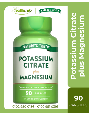 Potassium Citrate plus Magnesium - 90 Capsules