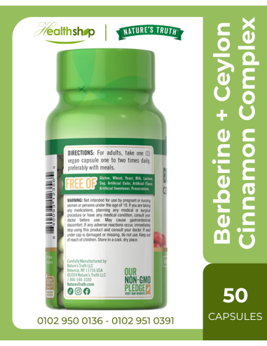 Berberine with Ceylon Cinnamon Complex 2,000mg...