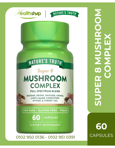 SUPER 8 MUSHROOM COMPLEX - 60 Quick Release Capsules