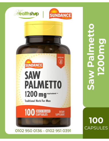 Saw Palmetto 1200mg for Men - 100 Capsules