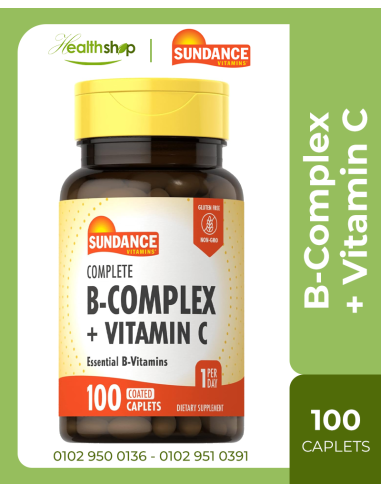 Vitamins B-Complex + Vitamin C - 100 Coated Caplets