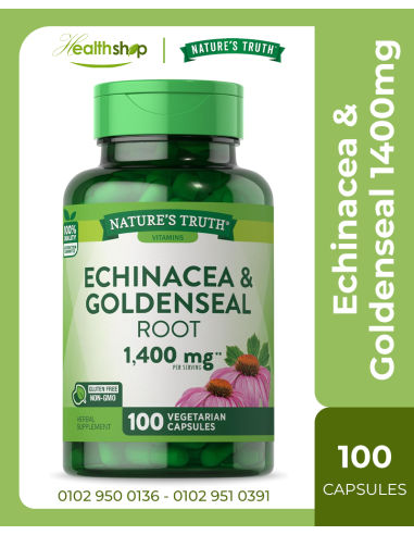 Echinacea & Goldenseal 1400mg - 100 Capsules