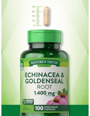 Echinacea & Goldenseal 1400mg - 100 Capsules