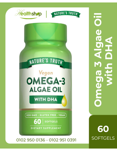 Omega 3 Algae Oil with DHA - 60 Softgels