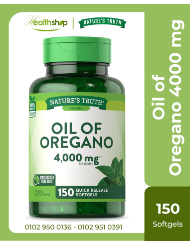 Oil of Oregano 4000 mg - 150 Softgels