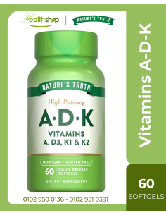 Vitamins A-D-K - 60 Softgels