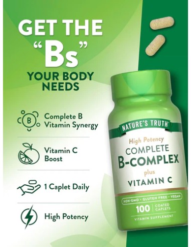 COMPLETE B-COMPLEX  PLUS  VITAMIN C - 100...