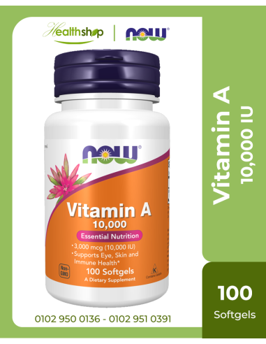 Vitamin A 10,000 IU - 100 Softgels