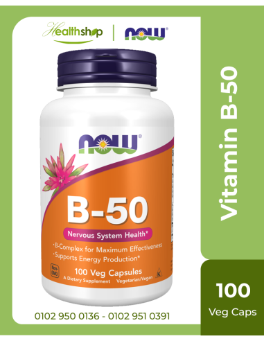 Vitamin B-50 mg -100 Veg Capsules