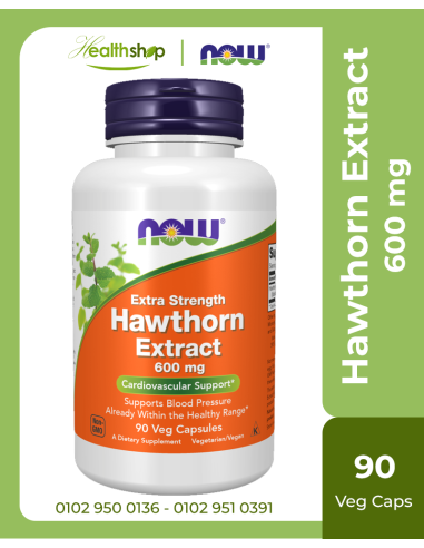 Hawthorn Extract 600 mg Extra Strength - 90 Veg Capsules