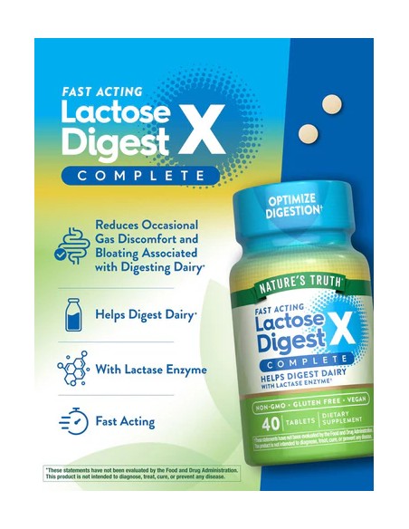 Lactose Digest - 40 Tablets ( Best before 1/2027 )
