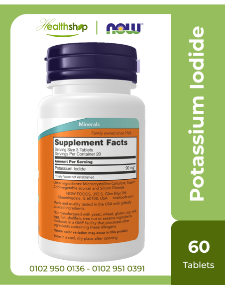 Potassium Iodide - 60 Tablets