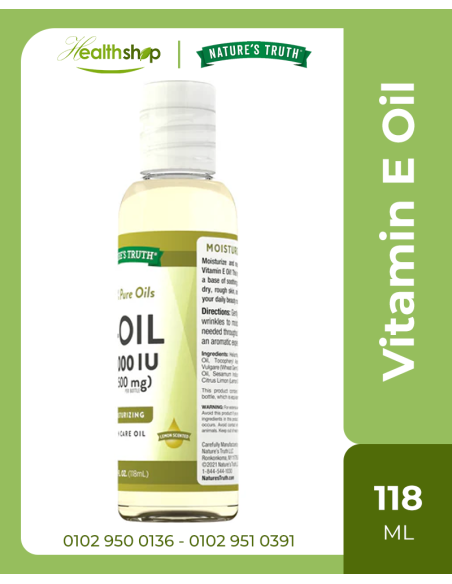 Vitamin E Oil 30,000 IU (13,500 mg) - Skin Care Oil - 118 ml
