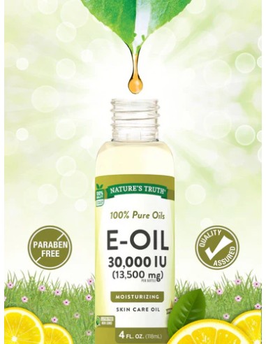Vitamin E Oil 30,000 IU (13,500 mg) - Skin Care...