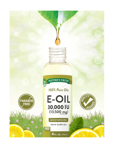 Vitamin E Oil 30,000 IU (13,500 mg) - Skin Care Oil - 118 ml