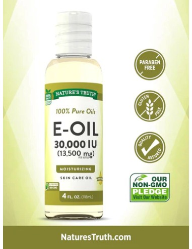 Vitamin E Oil 30,000 IU (13,500 mg) - Skin Care...