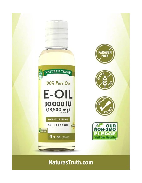 Vitamin E Oil 30,000 IU (13,500 mg) - Skin Care Oil - 118 ml