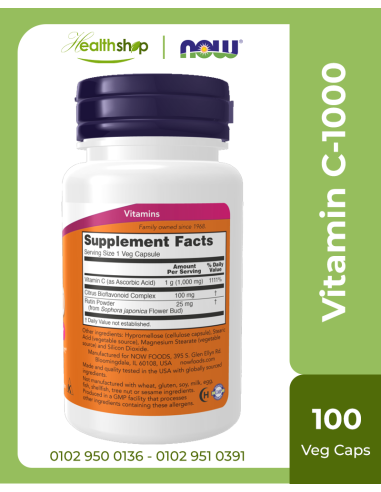 Vitamin C-1000 with 100 mg of Bioflavonoids -...