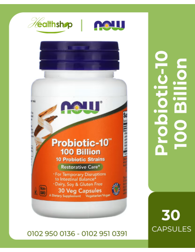 Probiotic-10, 100 Billion - 30 Veg Capsules