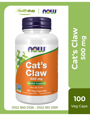 Cat's Claw 500 mg - 100 Veg Capsules