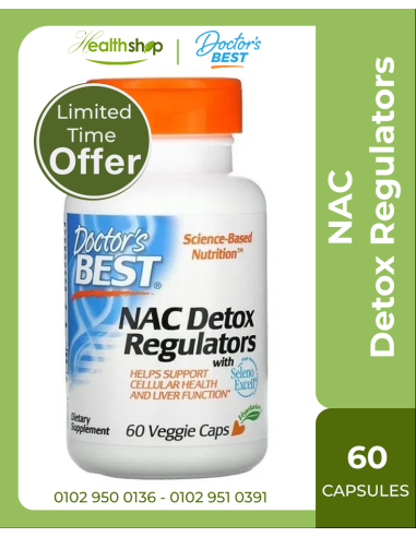 Doctors Best NAC Detox Regulators - 60 veg caps