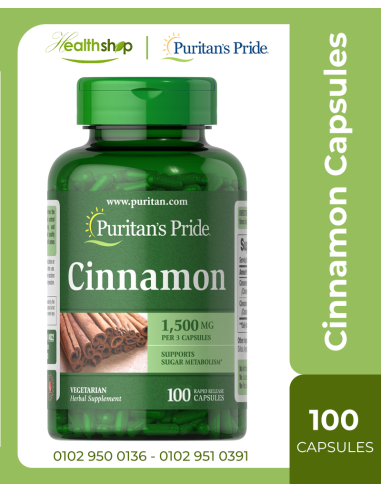 Cinnamon 500mg -100 Capsules