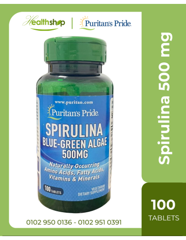 Spirulina 500 mg - 100 Tablets