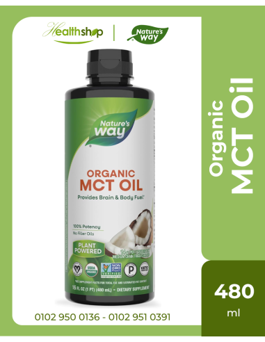 Organic MCT Oil From Coconut - 480 ml