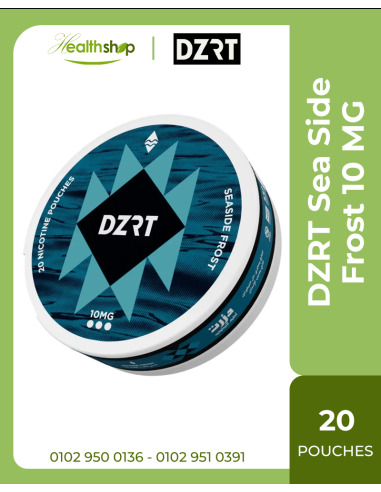 Quit Smoking with DZRT Sea Side Frost 10 MG - 20 POUCHES