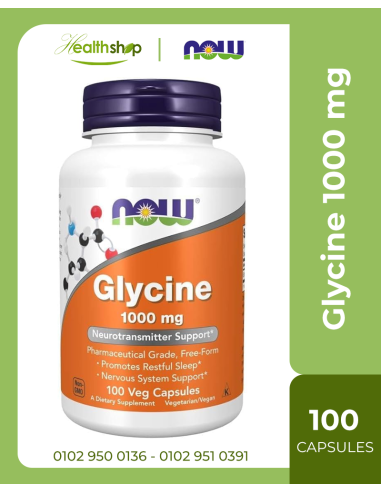 Glycine 1000 mg Free-Form - 100 Veg Capsules